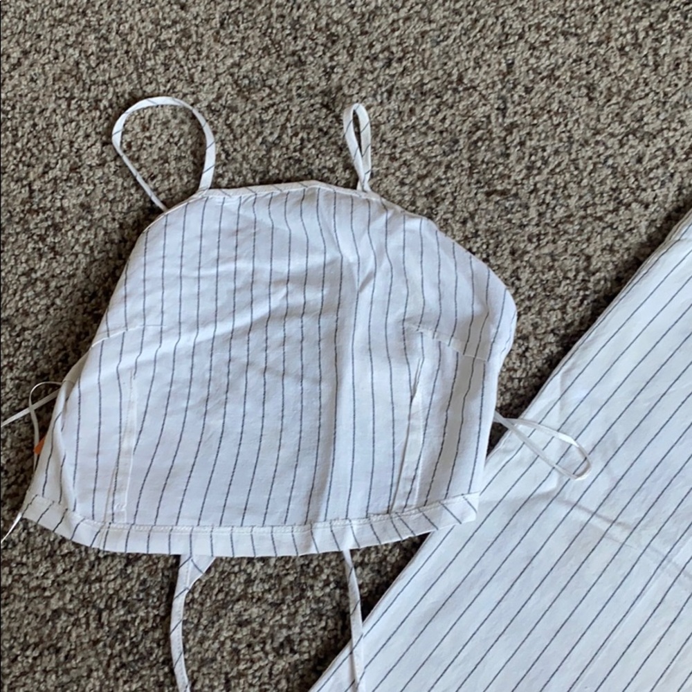2 piece striped set